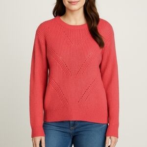 John + Jenn Pink Crewneck Sweater